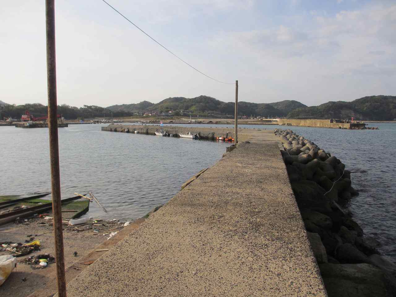 島根県の海釣り・大田市・久手港
